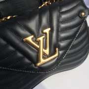 LV New Wave Calfskin Medium handbag Black - 6