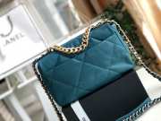 Chanel 19 Bag 26cm Turk Blue - 2