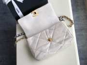 Chanel 19 Bag 26cm White - 3