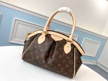 LV M40143 TIVOLI PM Handbag Pleated Monogram Canvas