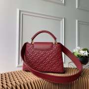 LV Capucines Monogram handbag 27CM Red - 2