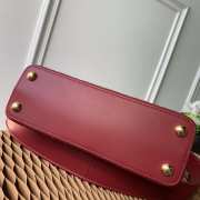 LV Capucines Monogram handbag 27CM Red - 3