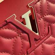 LV Capucines Monogram handbag 27CM Red - 6