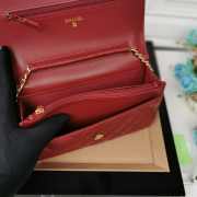 CHANEL Woc Chain wallet Red - 3