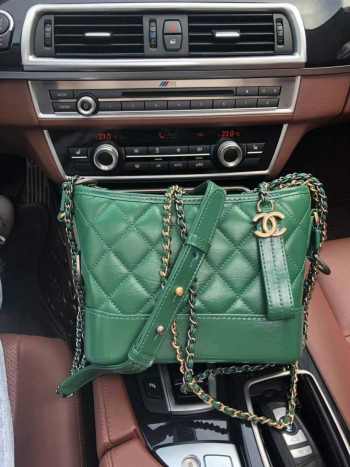 Chanel Gabrielle Bag 20cm Green