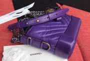 Chanel Gabrielle Bag 20cm Purple - 4