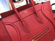 Celine Micro Luggage 27cm red - 2