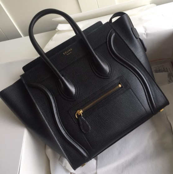 Celine Micro Luggage bag 27cm black - 1