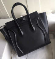 Celine Micro Luggage bag 27cm black - 3