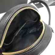 YSL Vinyle Round Camera Bag Black - 4