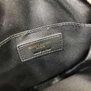 YSL Vinyle Round Camera Bag Black - 2