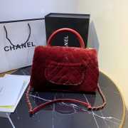 Chanel Coco Handle Bag 28cm Red - 2