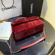 Chanel Coco Handle Bag 28cm Red - 6