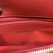 Chanel Coco Handle Bag 28cm Red - 5