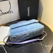 Chanel Coco Handle Bag 28cm Blue and Purple - 2