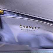 Chanel Coco Handle Bag 28cm Blue and Purple - 5