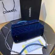 Chanel Coco Handle Bag 28cm Blue - 3