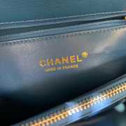 Chanel Coco Handle Bag 28cm Blue - 6