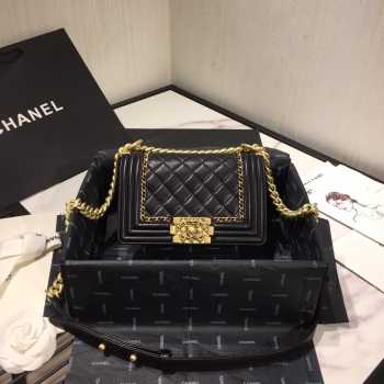 Chanel Leboy bag 20cm black