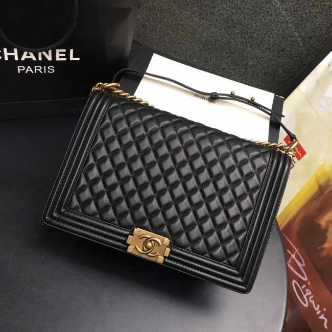 Chanel Leboy Lambskin 30cm gold hardware - 1