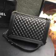 Chanel Leboy Lambskin 30cm silver hardware - 4