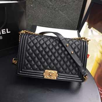 Chanel Leboy Caviar 28cm Gold hardware