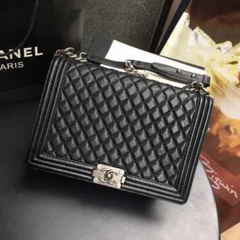 Chanel Leboy Caviar 30cm silver hardware