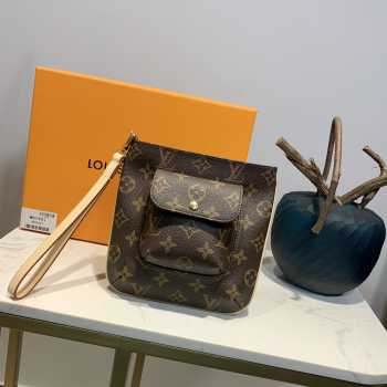 LV PARTITION POUCH CLUTCH BAG MONOGRAM M51901