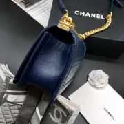 Chanel Leboy Caviar Blue with Gold Hardware 25cm - 2