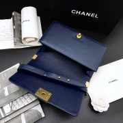 Chanel Leboy Caviar Blue with Gold Hardware 25cm - 4