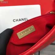 Chanel 19 Bag Red 30cm AS1161  - 3