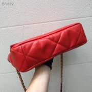 Chanel 19 Bag Red 30cm AS1161  - 6