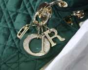 Lady Dior Mini Bag 17cm Green - 2