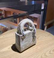 Christian Dior bag 17cm white - 6