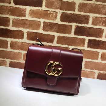 Gucci Arli Medium Shoulder Bag Wine Red