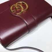 Gucci Arli Medium Shoulder Bag Wine Red - 5