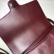 Gucci Arli Medium Shoulder Bag Wine Red - 3