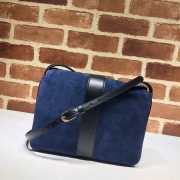 Gucci Arli Medium Shoulder Bag Blue - 2