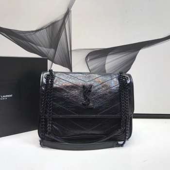 YSL Niki Bag Black 28cm