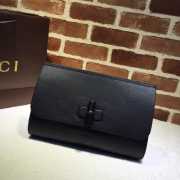 Gucci Bamboo Clutch 387220 Black - 1