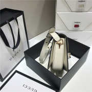 Gucci 1955 horsebit shoulder bag white - 2