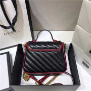 Gucci gg marmont mini top handle bag 583571 - 3