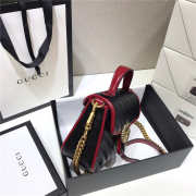 Gucci gg marmont mini top handle bag 583571 - 2