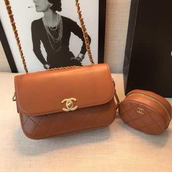 Chanel Flap Bag Brown