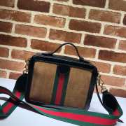 GUCCI Small Ophidia Gg Supreme Canvas Shoulder Bag 002 - 5