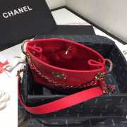 Chanel Hobo Bag AS1461 Red - 5