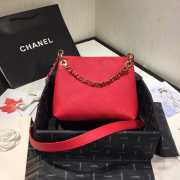 Chanel Hobo Bag AS1461 Red - 2