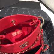 Chanel Hobo Bag AS1461 Red - 6