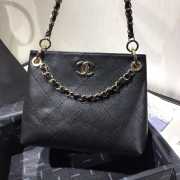 Chanel Hobo Bag Black AS1461 - 5