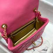 Chanel Mini Flap Bag 17cm Pink - 2